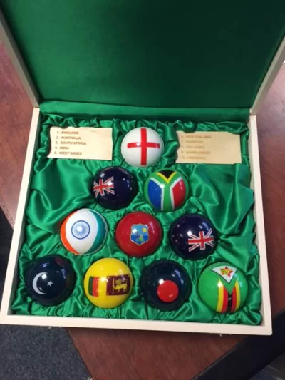 International Cricket Ball Gift Set