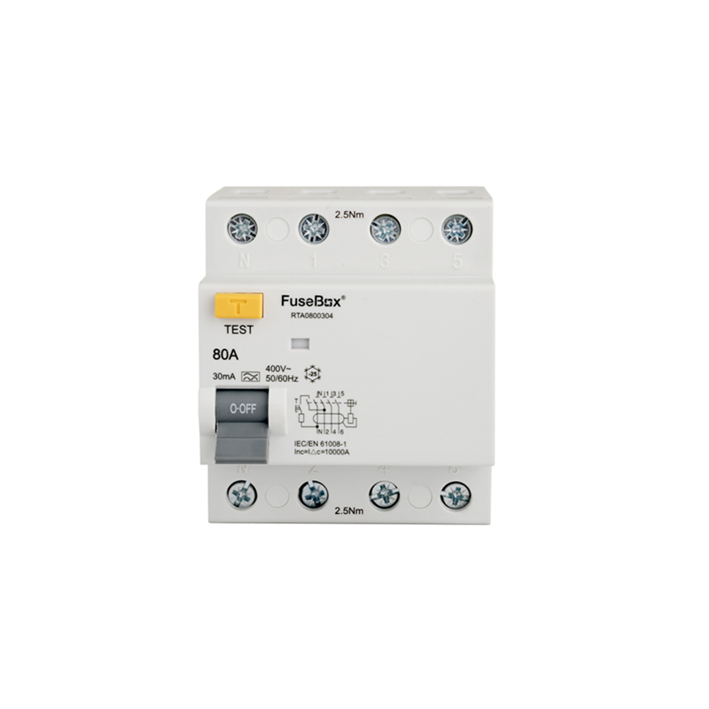 FuseBox 4 Pole Type A RCD 80A 30mA