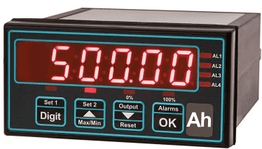 Ampere Hour / Electro Plating Current Panel Meter