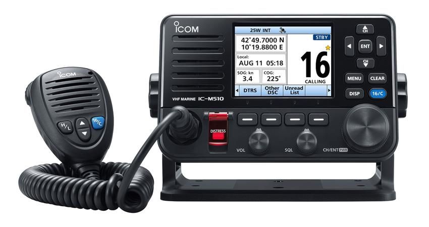 IC-M510E Mounted VHF/DSC Marine Radio