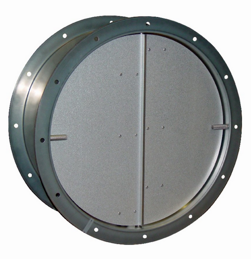 VKG/F 630 galvanised steel (up to 400°C) shutter for the roof fan DVG-H, DVG-V