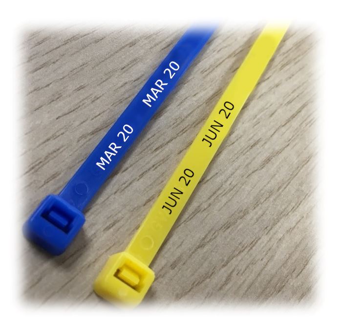 'Next Inspection Due' Cable Ties