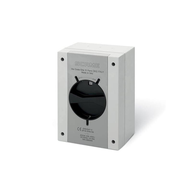 Scame 30A 800V Isolator Switch IP66
