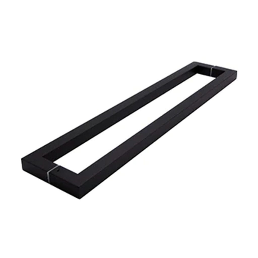 Black Square Pull Handles (600mm Centres)