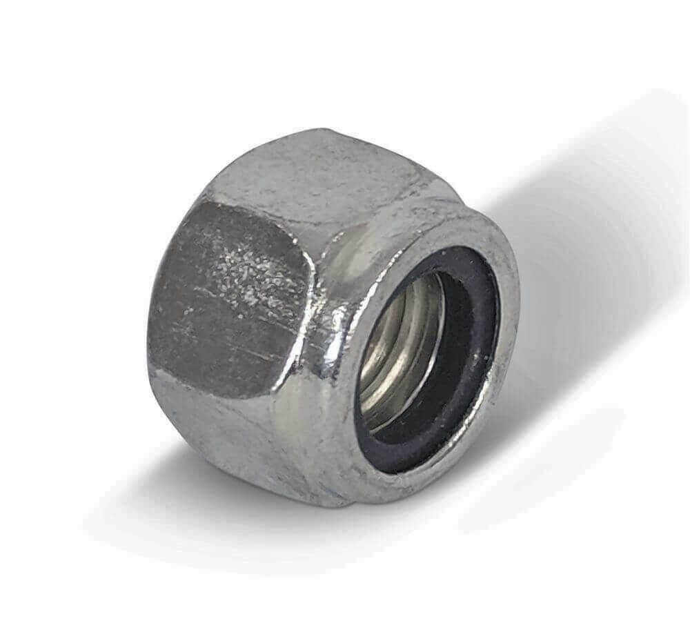 M6 A4 Type P Stainless Nyloc Nut DIN 982