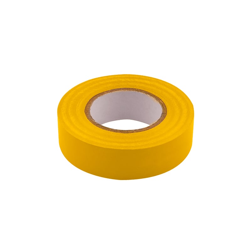 Unicrimp PVC Insulation Tape Yellow 19mm Wide 20 Metres Length
