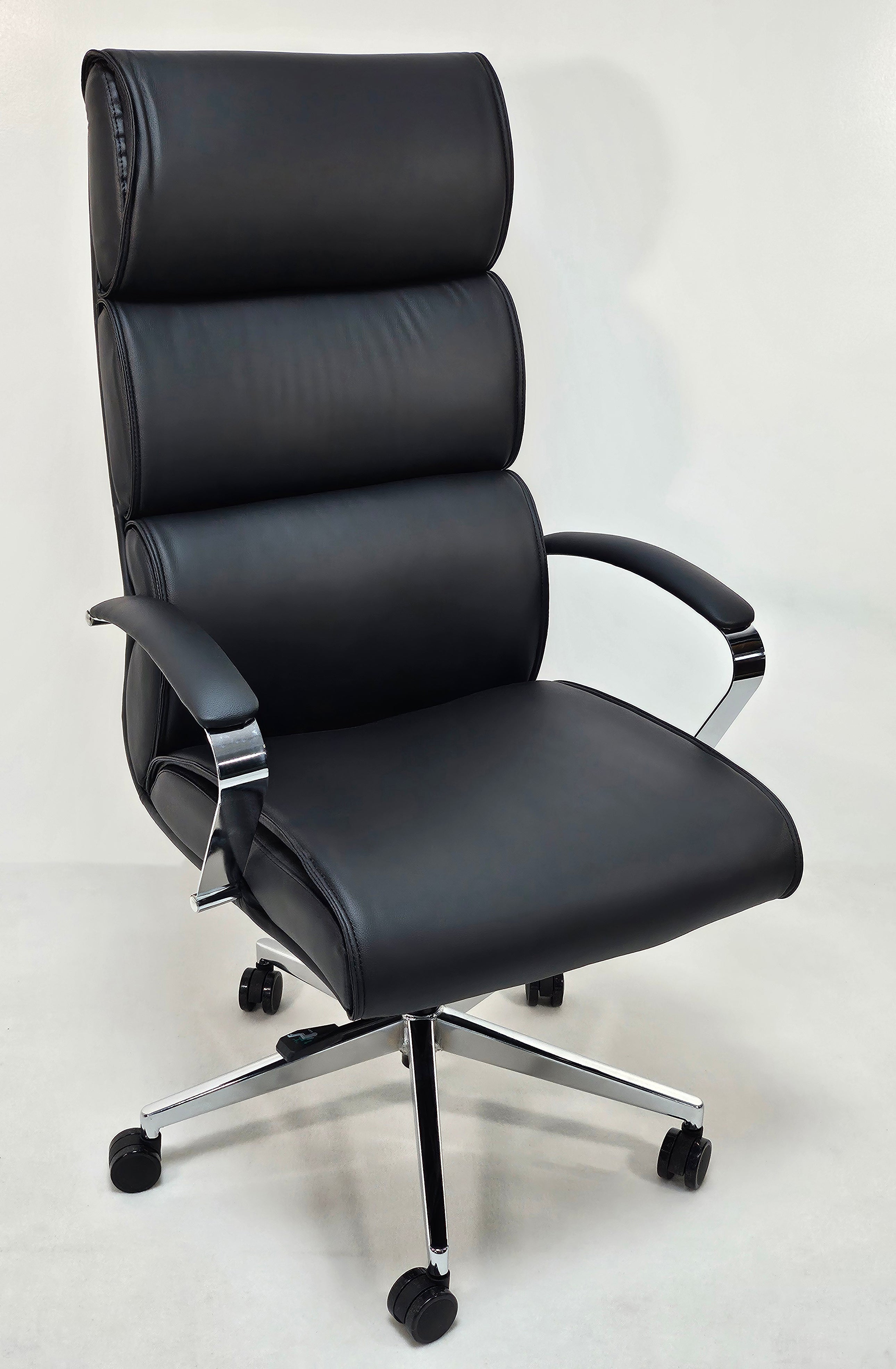 Specialising In Modern Black Leather High Back Executive Office Chair - HB-286A North Yourkshire