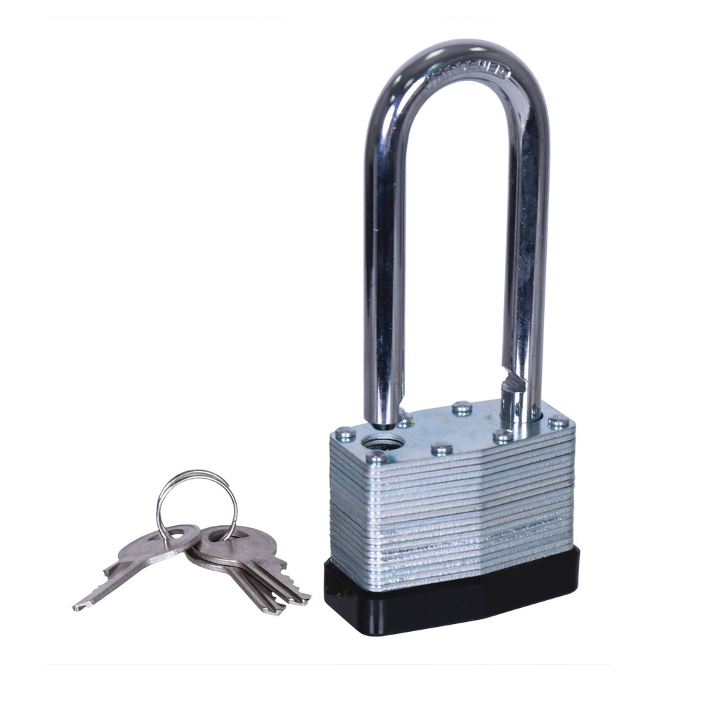 50mm Laminated Zinc Plated Steel Padlock With 3 Keys - for Fortitude Gates