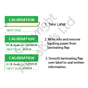 Write On Labels - Self-Laminating