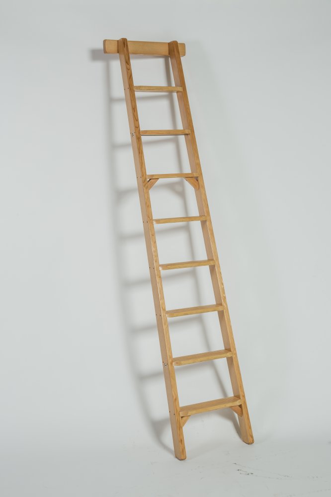 Timber Shelf Ladder - SL ( Library Step )