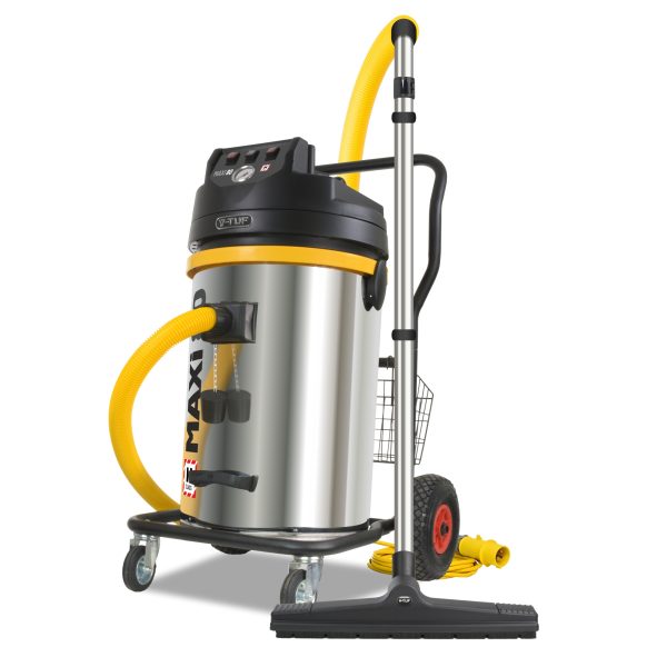 V&#45;Tuf MaxiH110 80L H Class Industrial Dust Extraction Vacuum 110v with Filter Shaker For DIYers