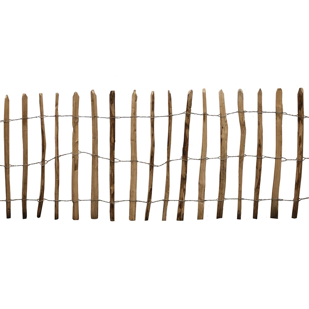 3ft x 3 Wire Chesplae Fencing - 10m roll Sweet Chestnut Fence 10cm gaps