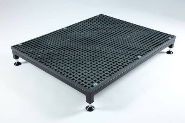 Adjustable Safety Step Stool - Black