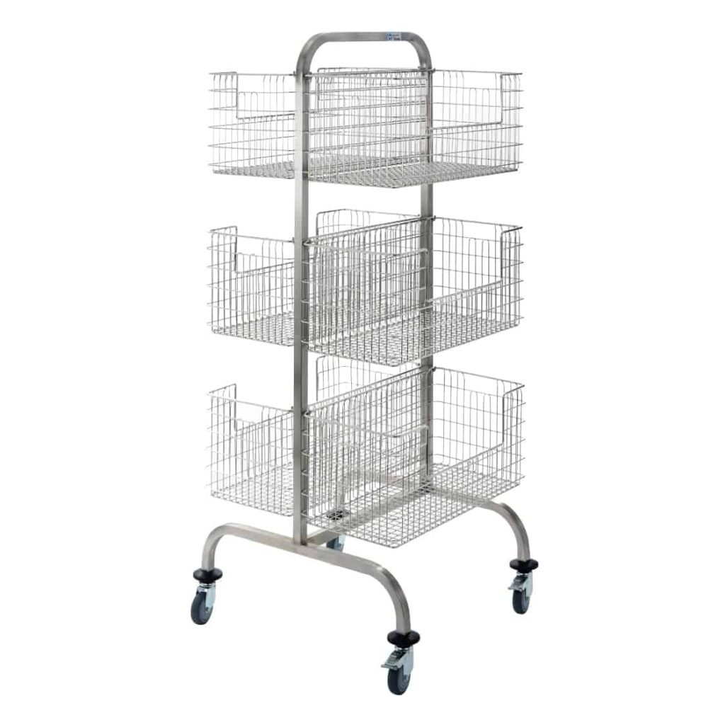Double Sterile Storage Cart
