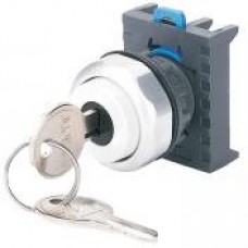 Selector Switch with Key - 2 & 3 Positions Head - NP8-Y