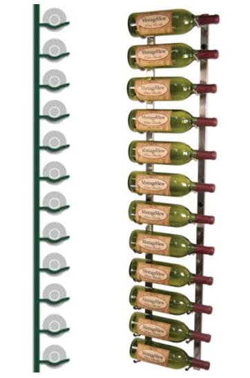 Wall Mounted Wine Rack 12 bottles