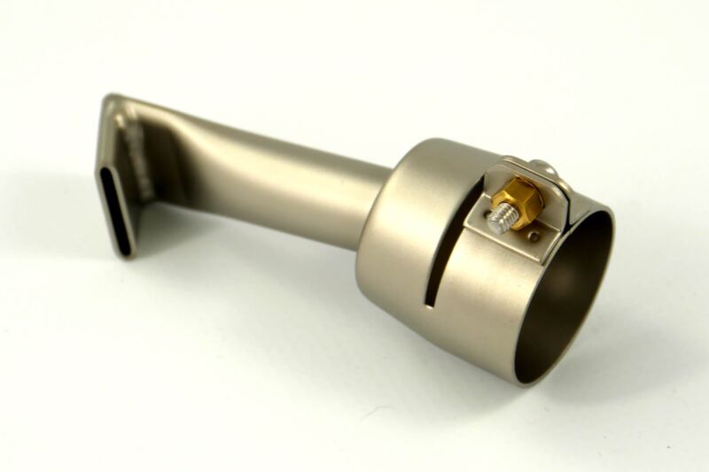 Leister Straight Jaw Angled Wide Slot 120 degree Bent Nozzle 105.492 for TRIACs