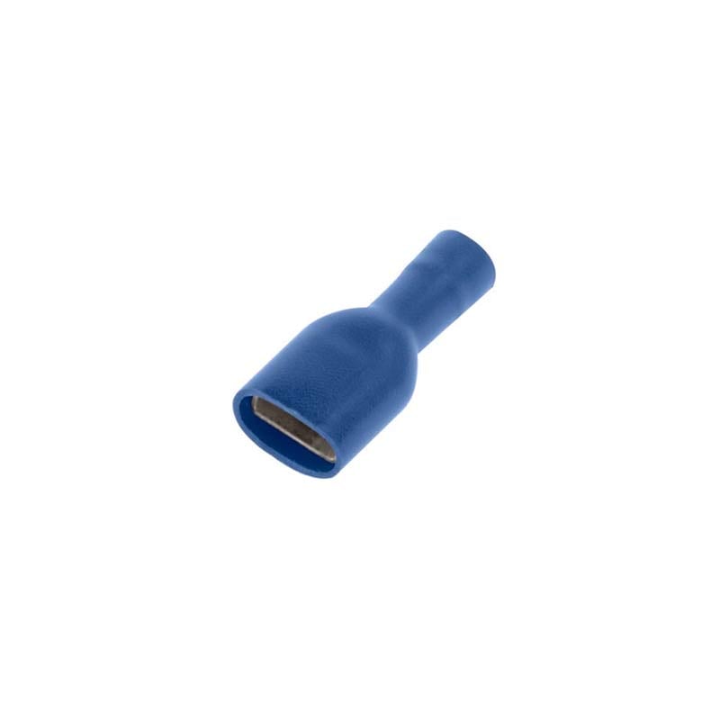 Unicrimp 4.8mm x 0.5mm Blue Female Push-On Terminal (Pack of 100)