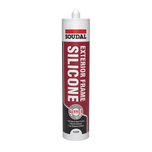 Soudal Exterior Frame Silicone Clear 270ml