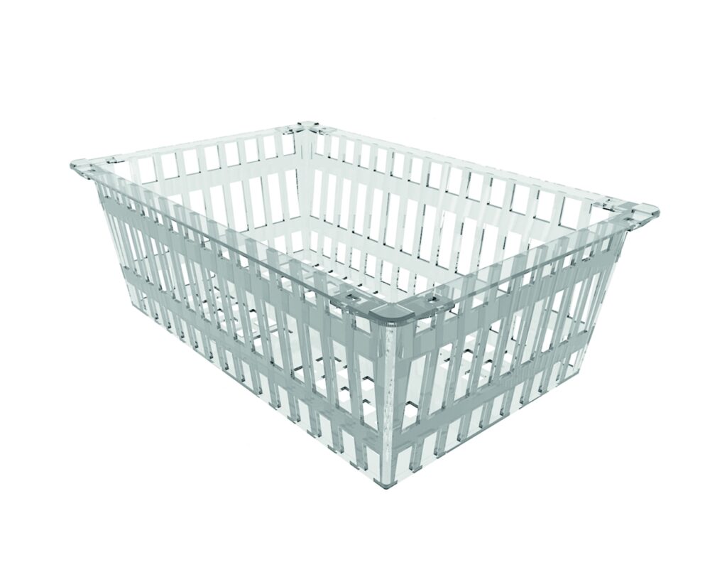 Polycarbonate Basket, One Section, 200mm Deep