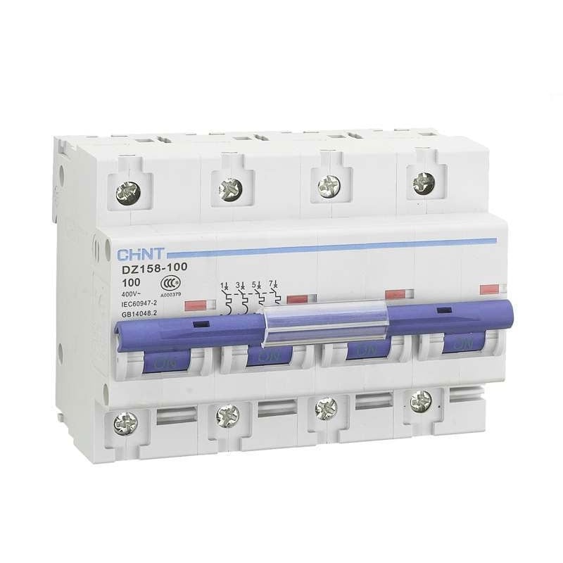 Chint DZ158-4-125A MCB 4 Pole 125 Amp 10kA