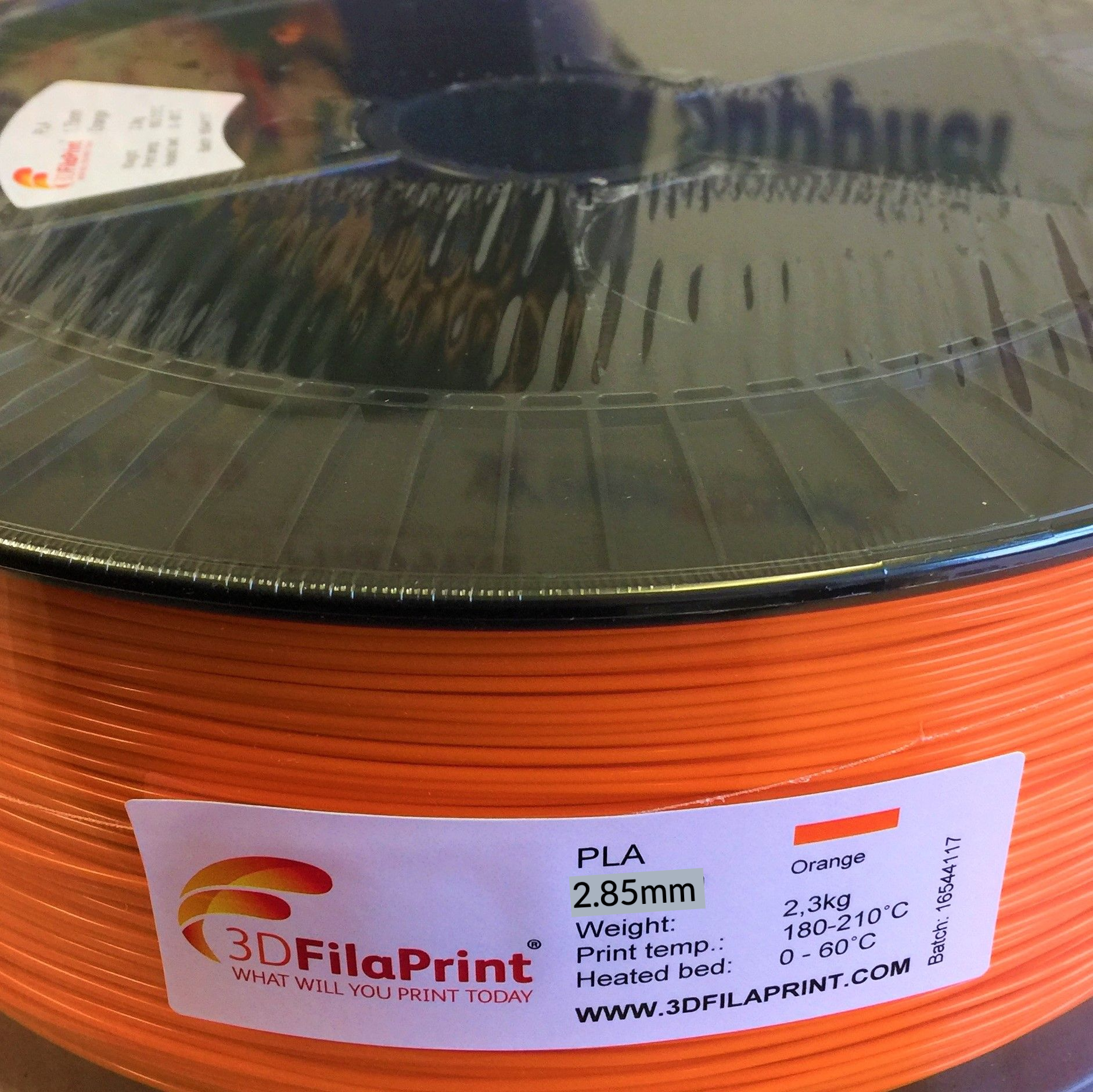 3D FilaPrint Ripe Orange Premium PLA 2.85mm 3D Printer Filament 2.3Kg