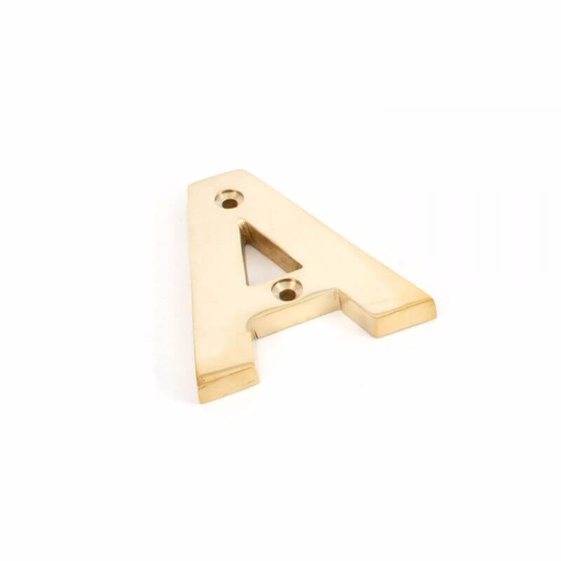 Anvil 83801A Pol. Brass Letter A