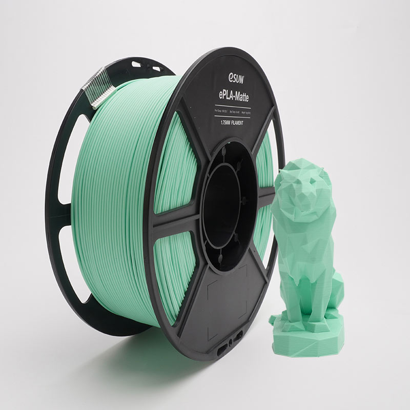 eSUN ePLA Matte Mint Green 1.75mm 3D Printing Filament
