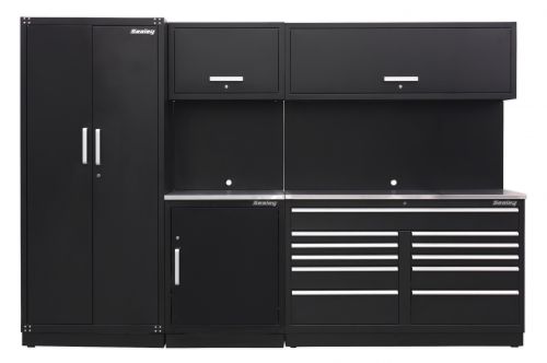 Sealey Premier 5 Garage Cabinet Set - APMSCOMBO2W & APMSCOMBO2SS