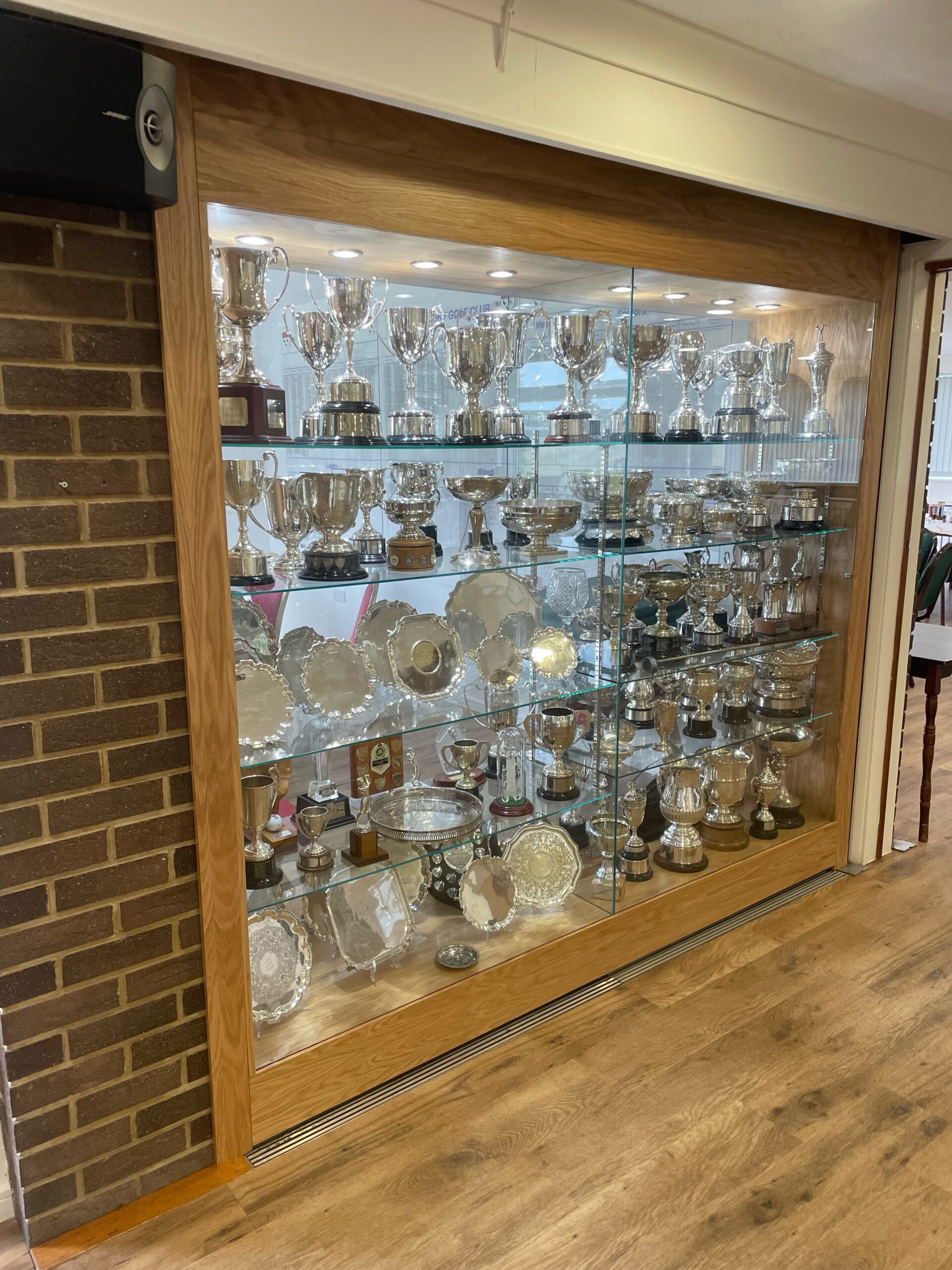 Sports trophy cabinets in Derbyshire