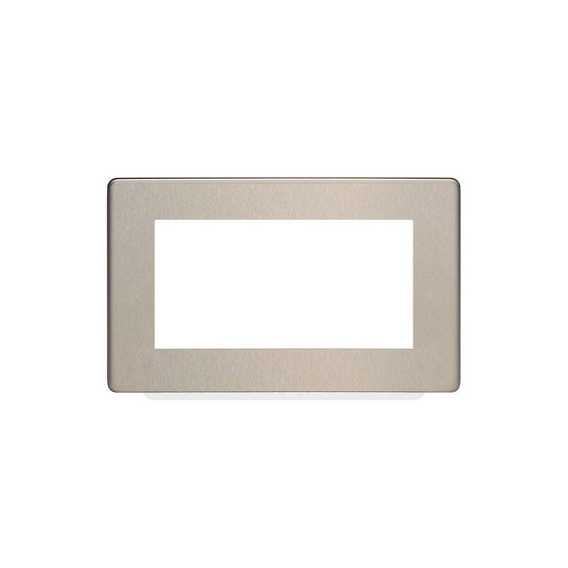 Varilight Screw Less Flat Plate 4G - Plates Brushed Steel