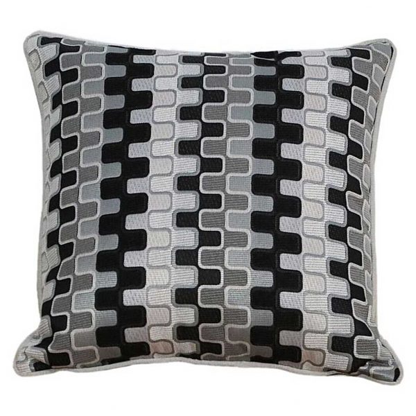 Black Geometric patterned Scatter cushions or covers 16&#34; to 24&#34;