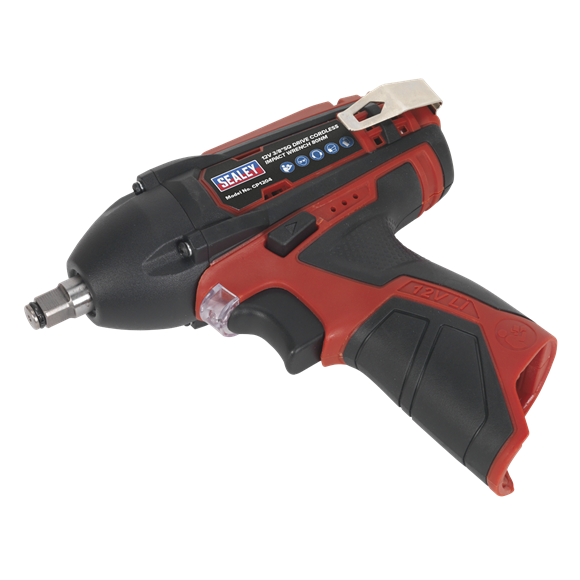 Sealey CP1204 Cordless Impact Wrench 3/8"Sq Drive 80Nm 12V Lithium-ion - Body Only