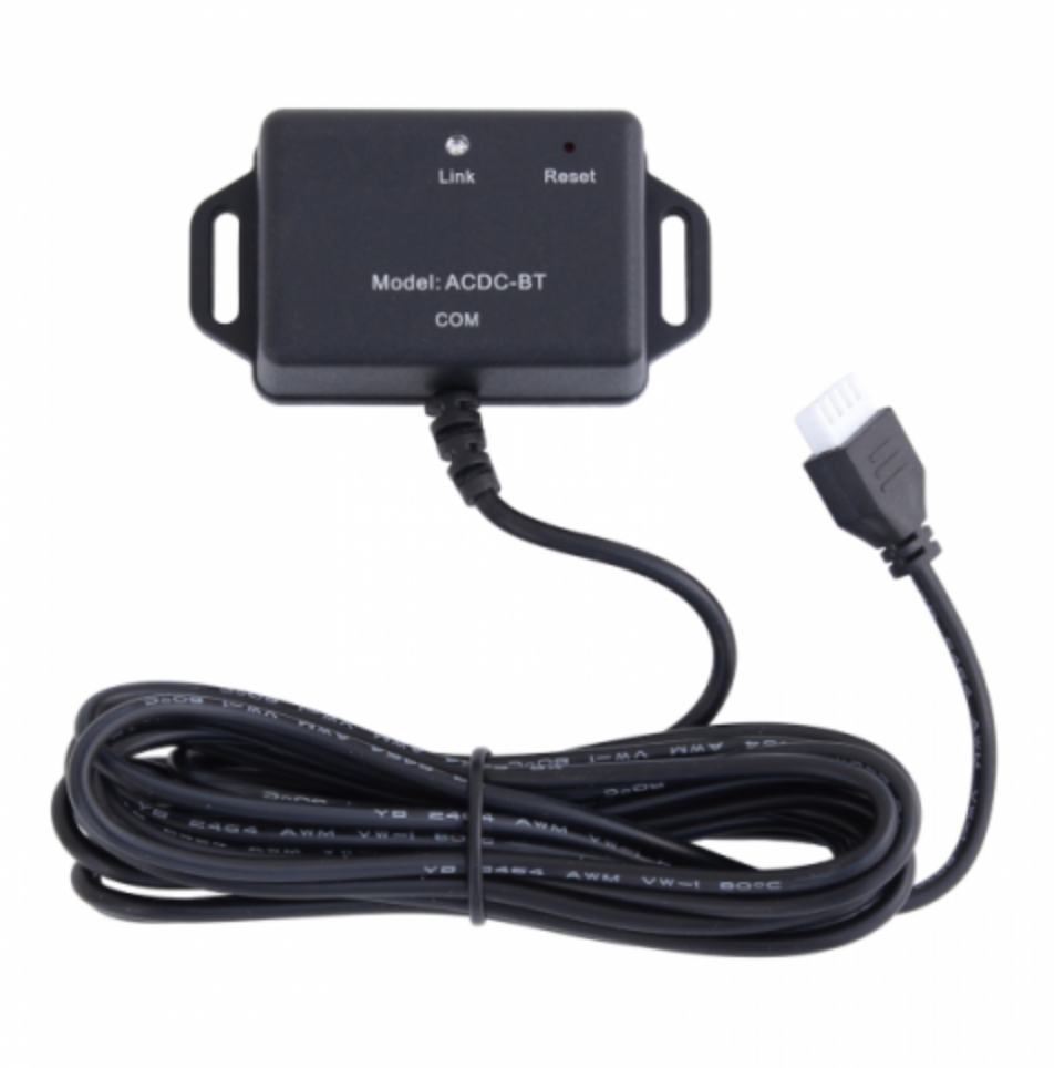 bluetooth module for monitoring and programming compatible mains, dc to dc or solar chargers through the mobile app ACDC-BT