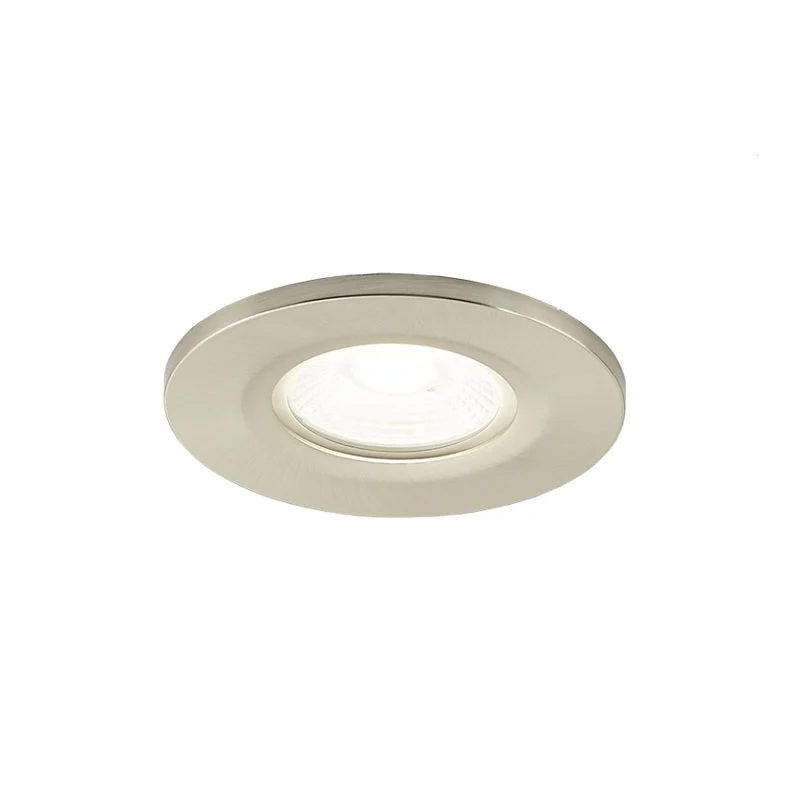 Ansell Prism Pro Satin Chrome Bezel for Fire Rated Downlight