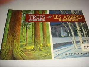 Trees Of North America Canadian  Brooke Bond Album Cover Only