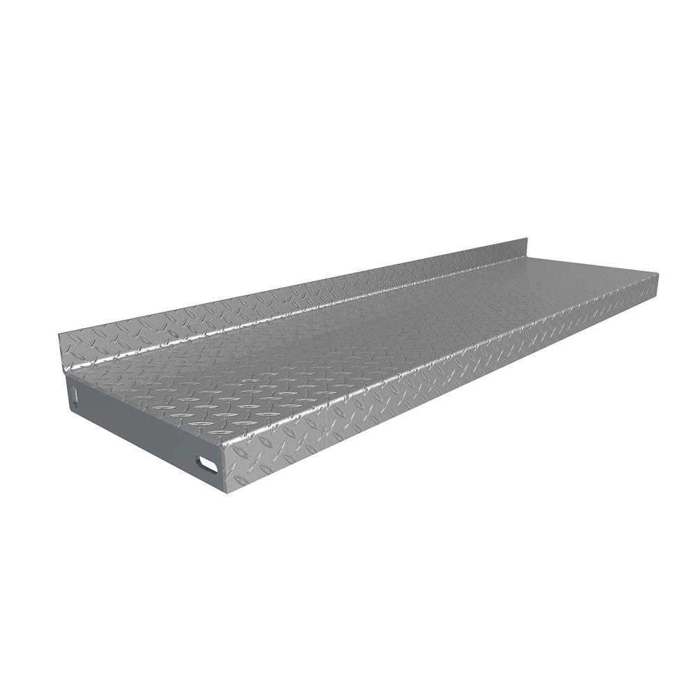 Durbar Stair Tread 1000 x 265 x 4.5mm40mm Turn Up / Down - Galvanised