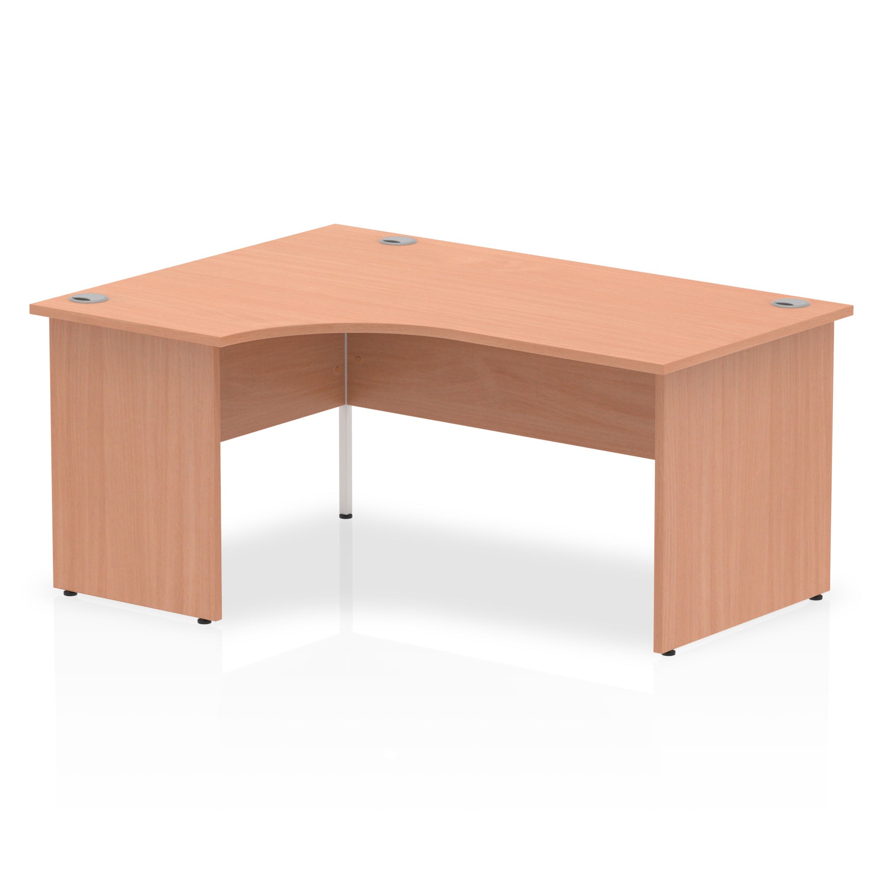 Specialising In Impulse Left Hand Crescent Desk Panel End Leg - 1600mm - Multiple Colour Options UK