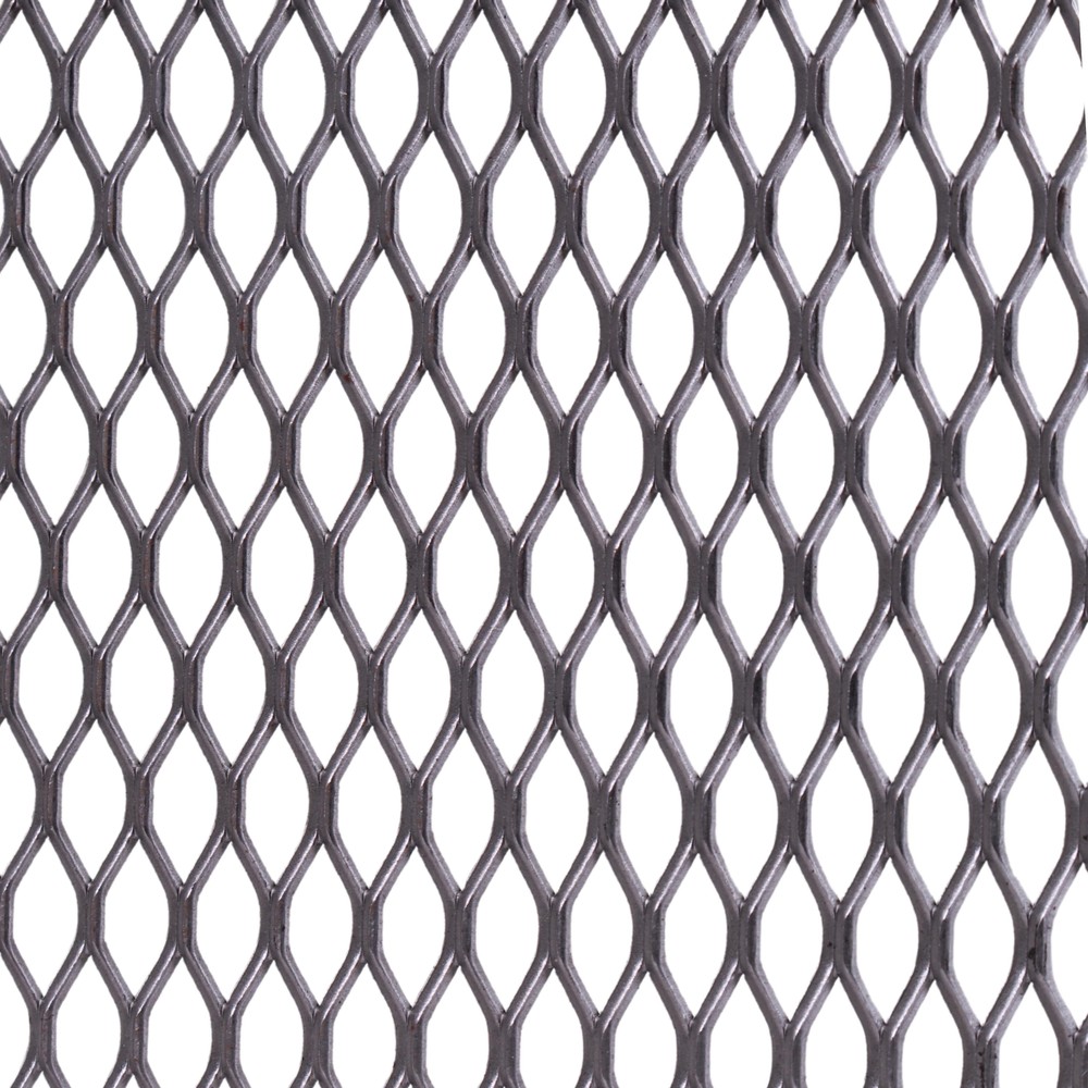 1250 x 1250 x 1mm Thick Expanded Metal Mesh - Mild Steel Pattern 199
