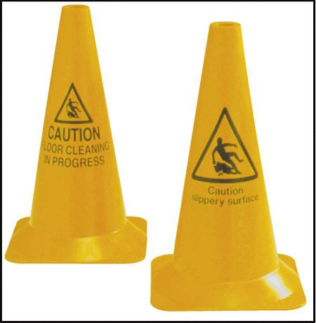 Floor cleaning hazard cone round 500mm