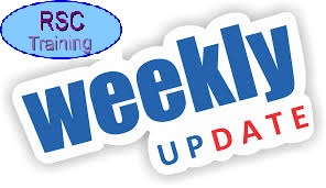 WEEKLY UPDATE Here's what's happening at RSC Training next week w/c 08/07/24