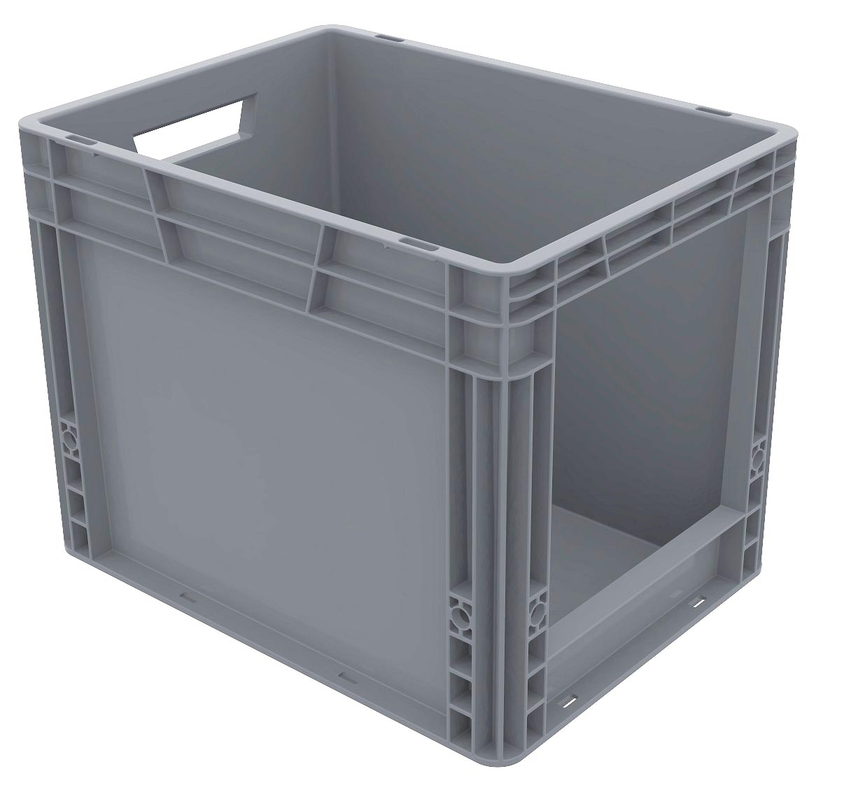 25 Litre Recycled Open Fronted Euro Plastic Stacking Picking Container