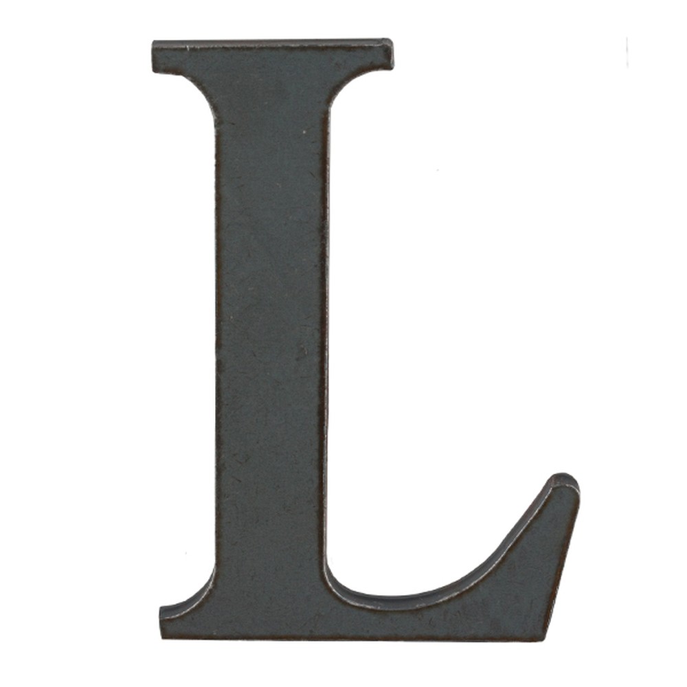 100mm High 6mm Thick Mild Steel Profiled Letter L