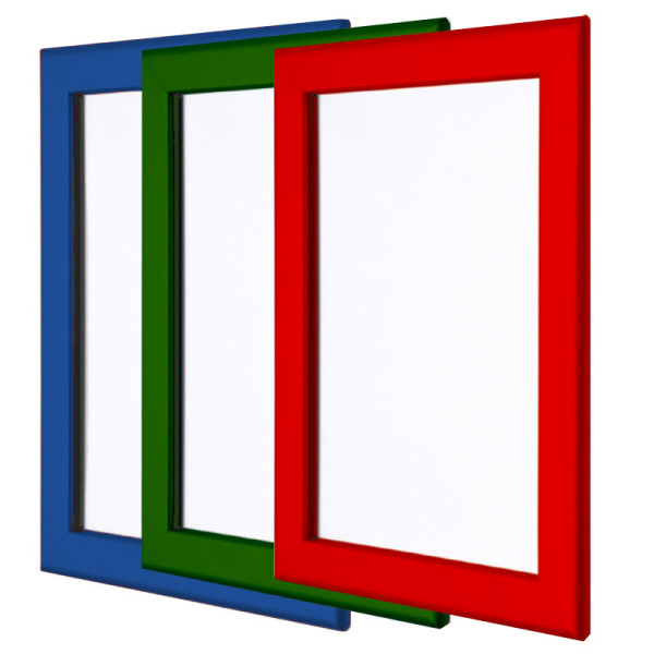 Coloured Snap Frames 25mm Profile