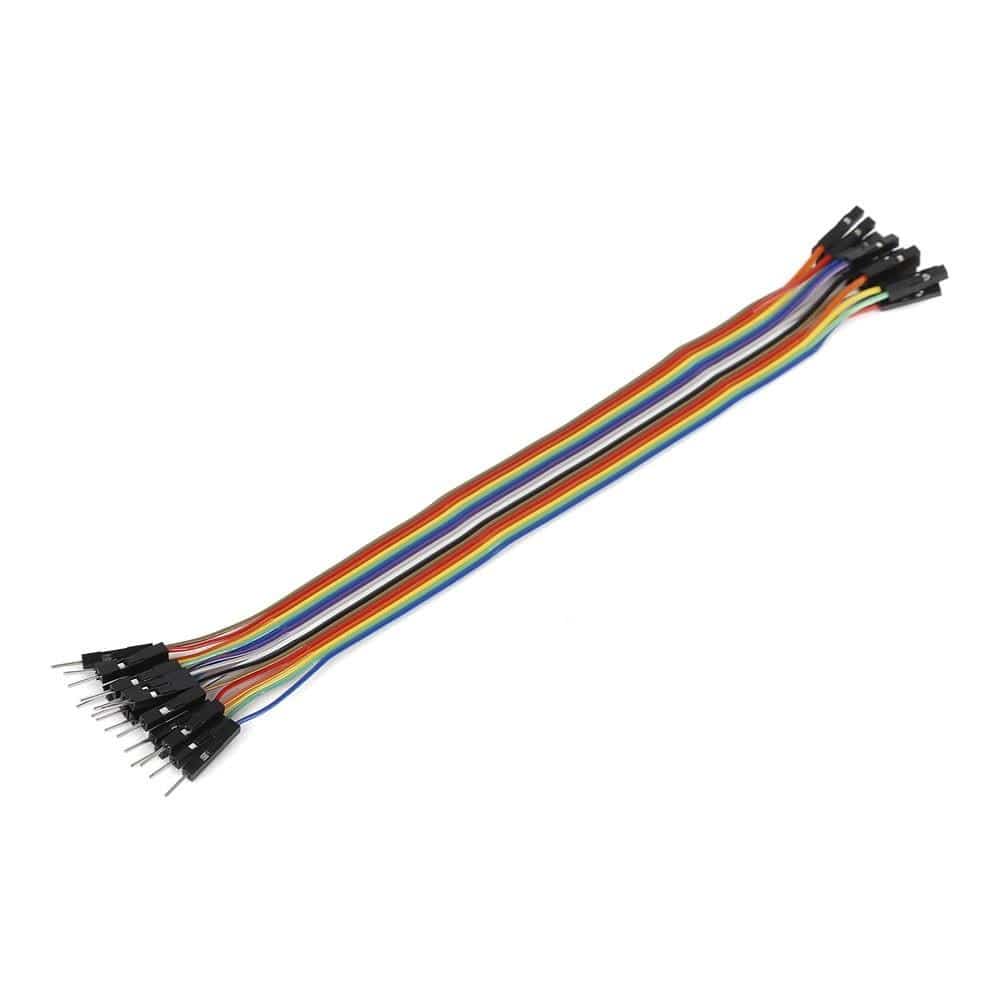 Ribbon Cable 16-wire, Male/FeMale, 20 cm