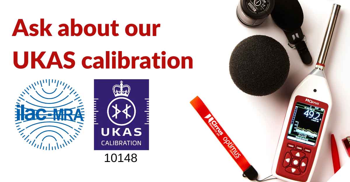 UKAS Accredited Acoustic Calibrators