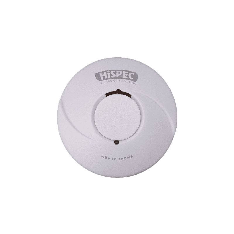 Hispec Smoke Detector RF Lithium Battery Interconnectable