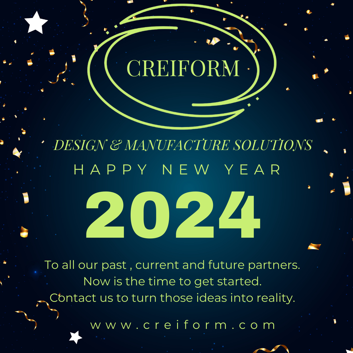 Happy New Year - From Creiform Ltd
