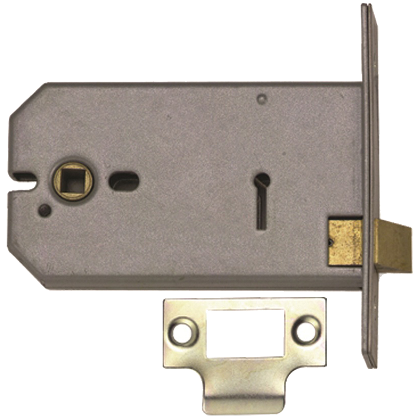 Union 2677  5" HORIZONTAL MORTICE LATCH BRASS