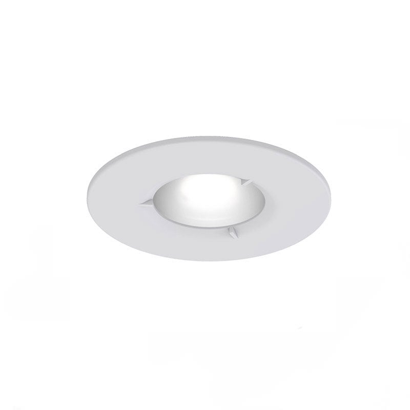 Ansell Edge IP65 GU10 Matt White Downlight